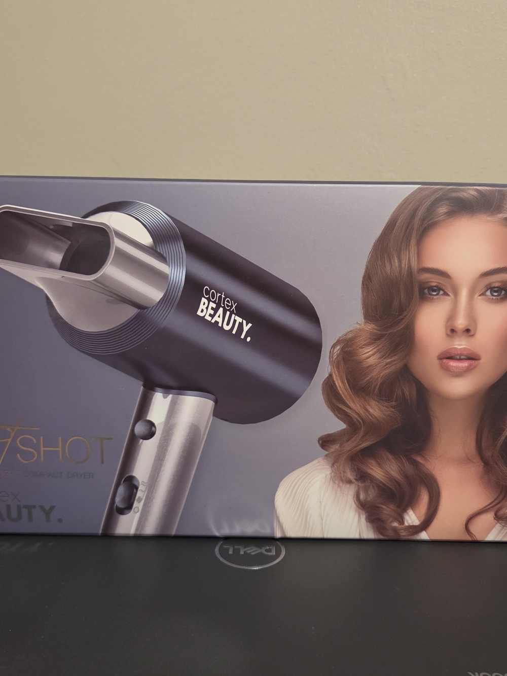 Cortex Beauty Hot Shot Compact Dryer Gray Silver 1450W Concentrated Nozzle